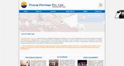 Desktop Screenshot of prayagheritage.com
